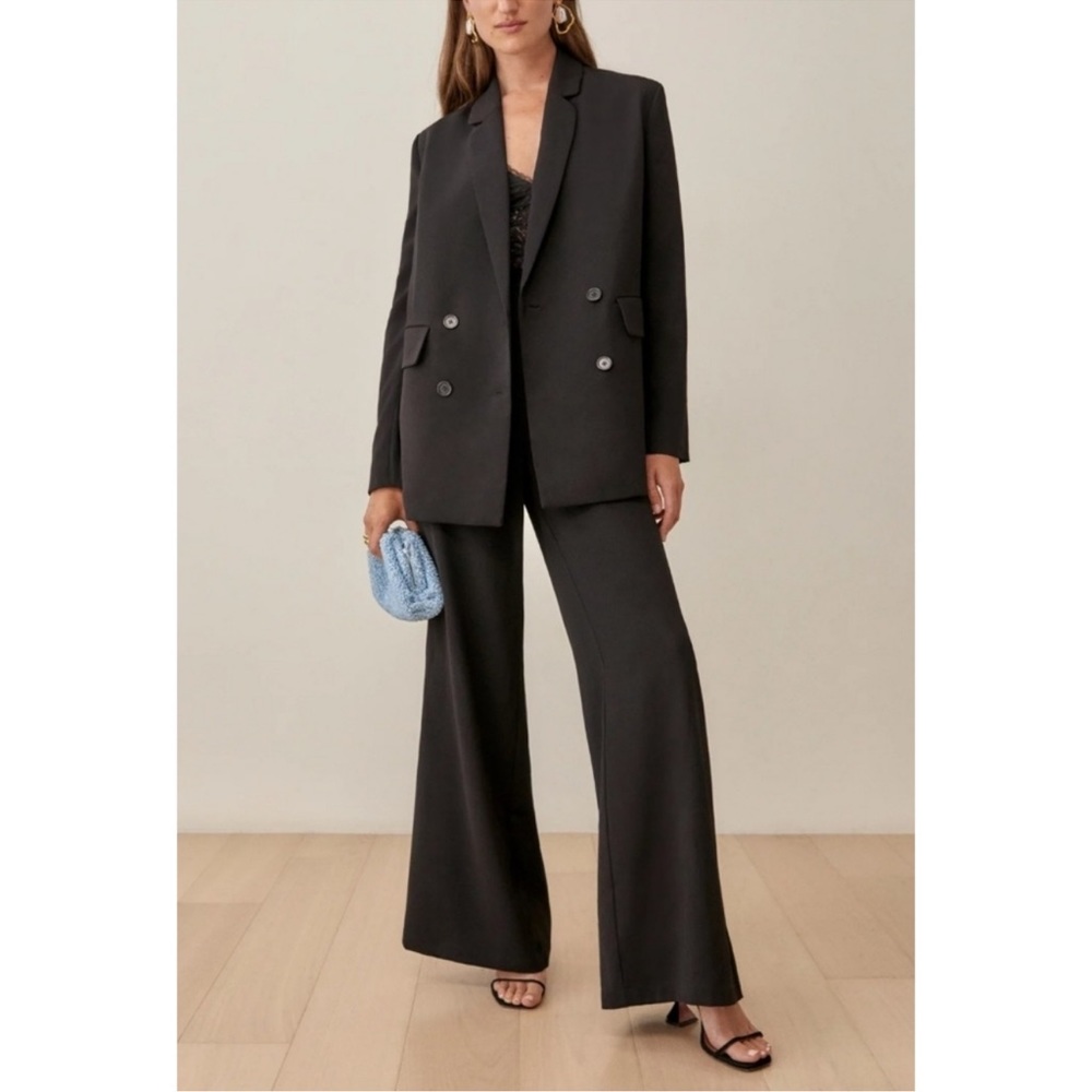 Reformation Kinsale‎ Black Pants Suit 10 NWT